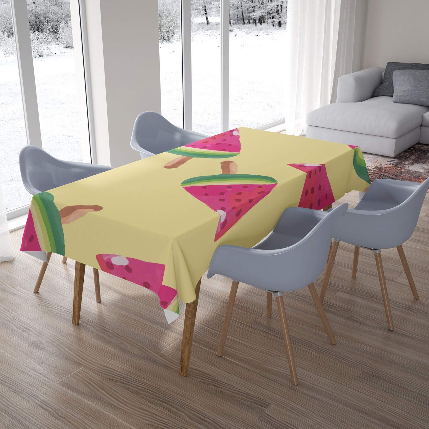 Bonamaison Kitchen Decoration, Tablecloth, 140cm x 200cm - Designed and Manufactured in Turkey