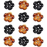 TOPYHL 12PCS Flower Shaped Small Hair Clips Claw Jaw Hair Clips Clamps Non-Slip Hair for Women Girls Hair Accessories