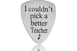 YEEQIN I Couldn’t Pick A Better Teacher Musical Guitar Pick Jewelry Gift for Teachers Blessings to the Teacher