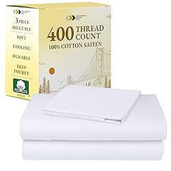 California Design Den Twin Sheets Set - Soft 400