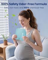 ONLYCARE Migraine Relief Cap Upgraded Odorless Ice Head Wrap Light Blue view 7