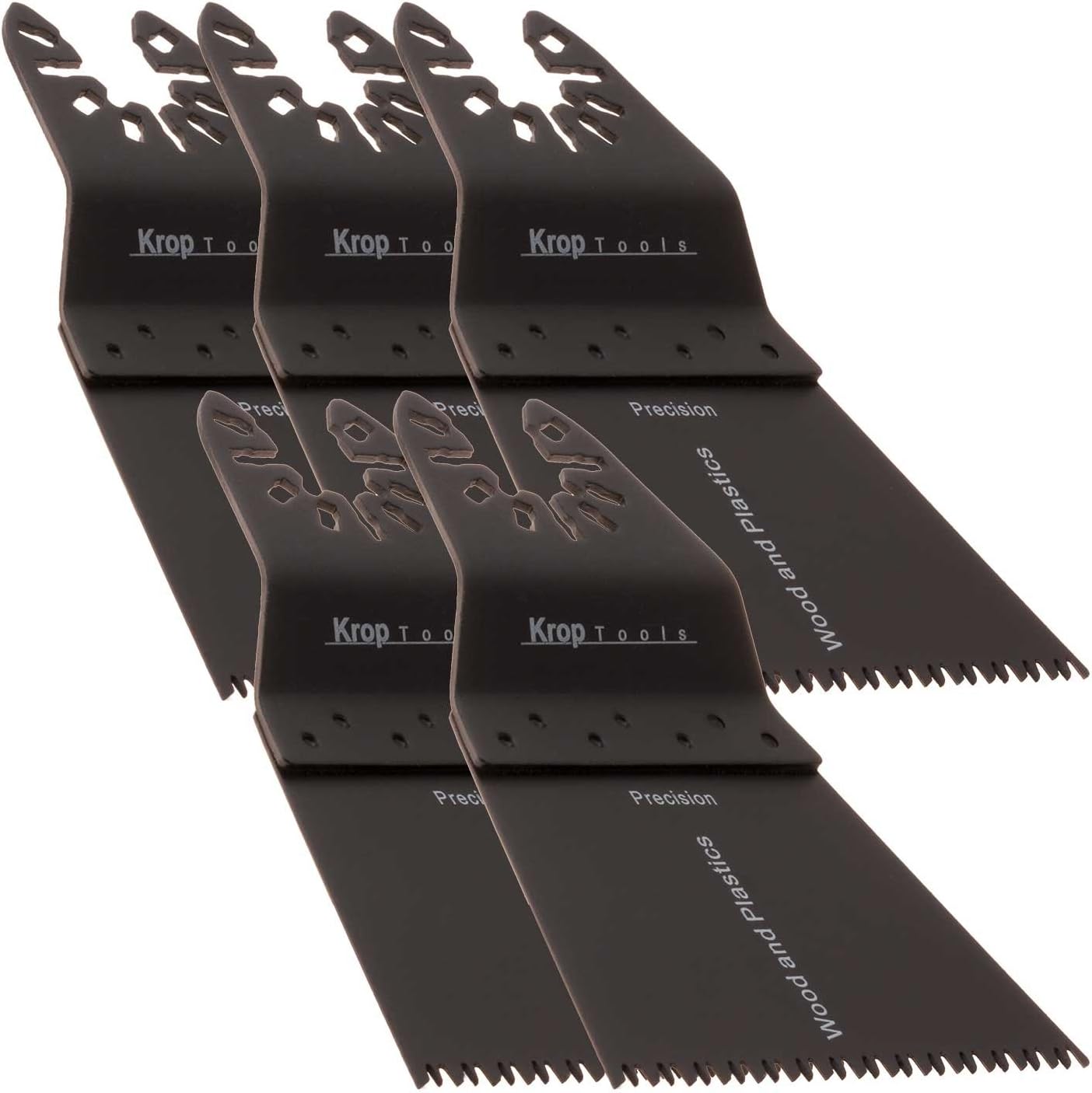 5 KROP Multitool Blades Quick Release 65mm Precision Wood