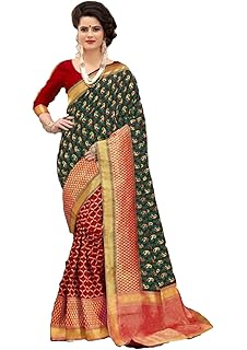 Raj Shree Fashion Saree Indien Femmes Banarasi Art Soie Tisse