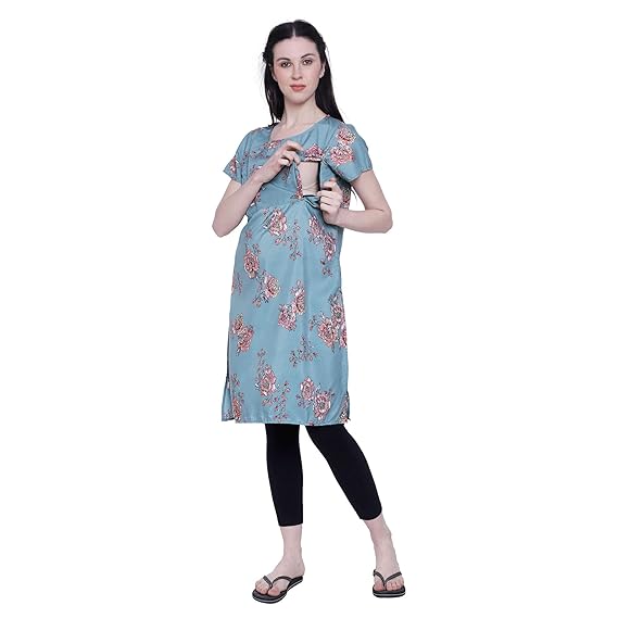 Women Feeding/Maternity Wear Kurti (Feed-66-Multicolor)