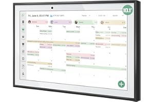 ImLife 10.1" WiFi Planner Smart Digital Calendar Two - Way Sync with Phones,Chore Charts,Achievement Rewards,AI Meal Planning,Smart Touchscreen Interactive Display for Family Schedules and Cloud Photo