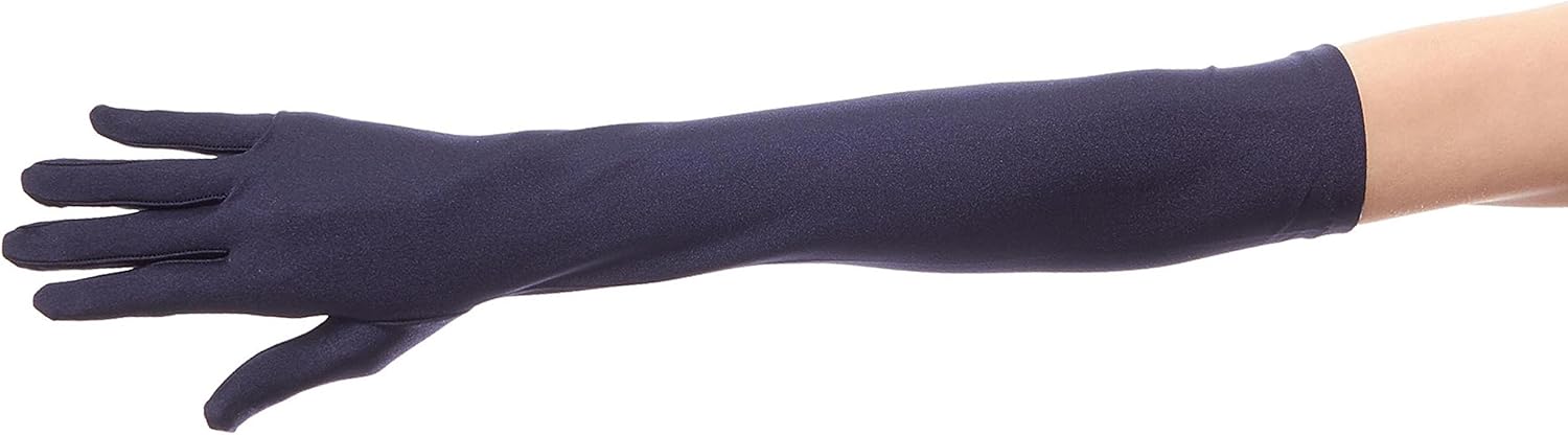 Over The Rainbow Matte Satin Above the Elbow Gloves