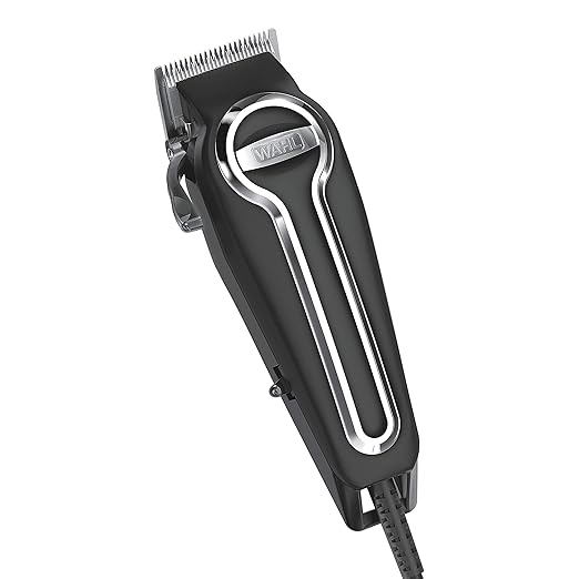 Image: https://images-na.ssl-images-amazon.com/images/I/71vddkTFctL._SX522_.jpg Wahl Clipper Elite Pro High-Performance Home Haircut Grooming Kit for Men - Electric Hair Clipper Trimmer - Model 79602