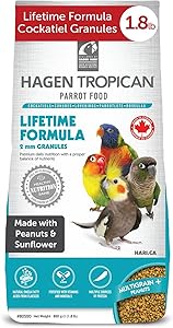 Hari Tropican Bird Food, Hagen Parrot Food with Peanuts & Sunflower Seeds