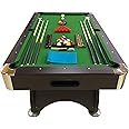 SIMBAUSA Billiard Pool Table 7' Feet Snooker Full Set Accessories Game mod. Green Season