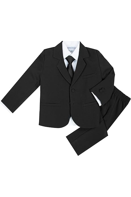Boys Shirts Nautica Baby Boy 4-Piece Suit Set Dress Shirt, Vest
