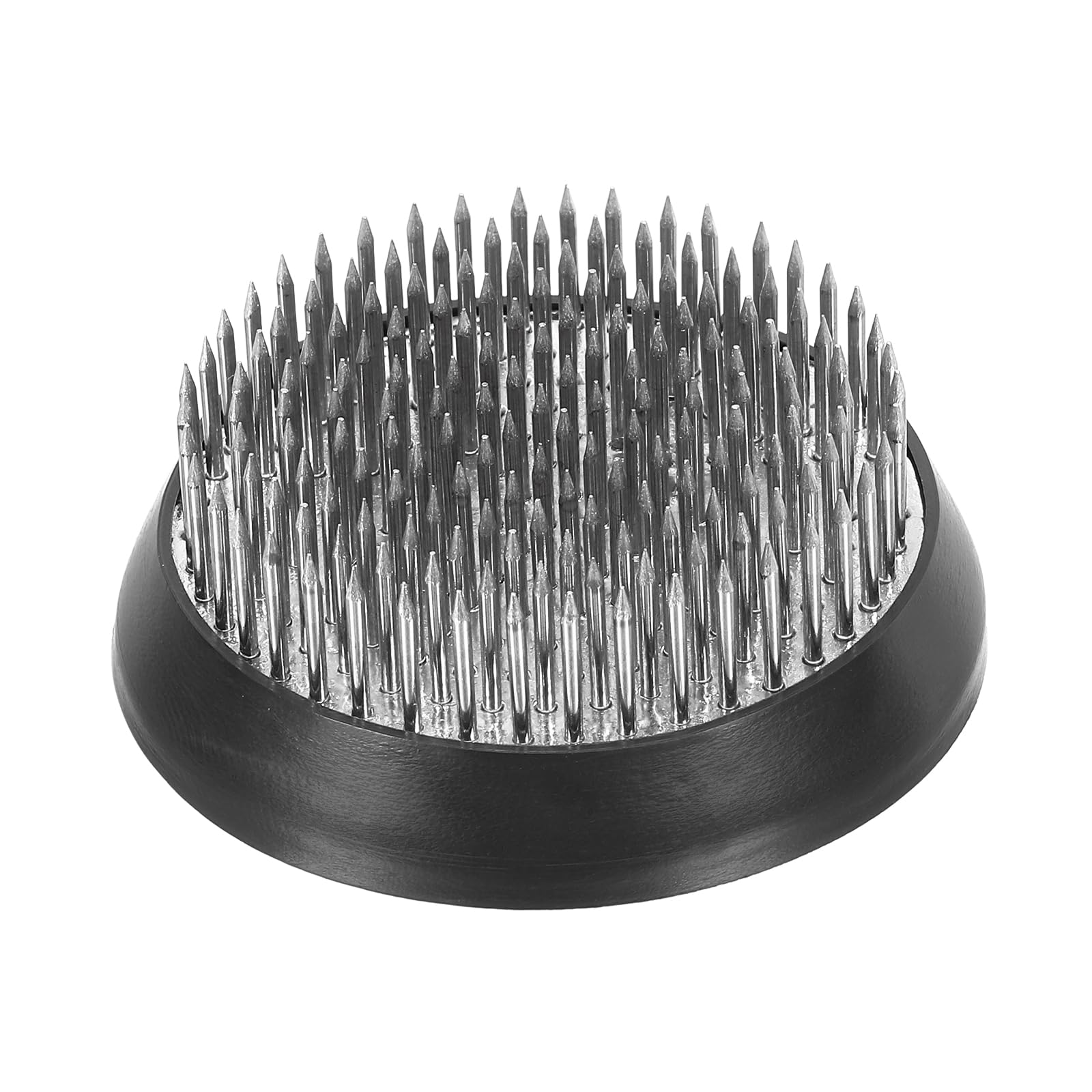 PATIKIL 2.4" Flower Frogs Ikebana Kenzan, Flower Arranger Tool Stainless Floral Frog Pin Holder for Vase Flower Arrangement, Silver Tone