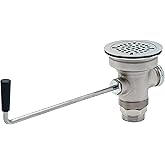 Zurn Z89600 - AquaSpec Twist Drain for 3-1/2” Sink Opening, 1-1/4” Overflow