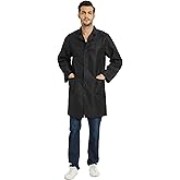 VOGRYE Professional Lab Coat for Women Long Sleeve, White, Unisex