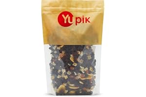 Yupik Fruit Blast Mix, 1kg, A Blend of Raisin, Pineapple, Bananas, Papaya & Cranberries, Vegan, Kosher, Cholesterol Free, Sul