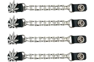 Funk Plus Motorcycle Vest Extenders Bike Chain Standard 24 Snap Skull Cross MC Jacket Made in USA