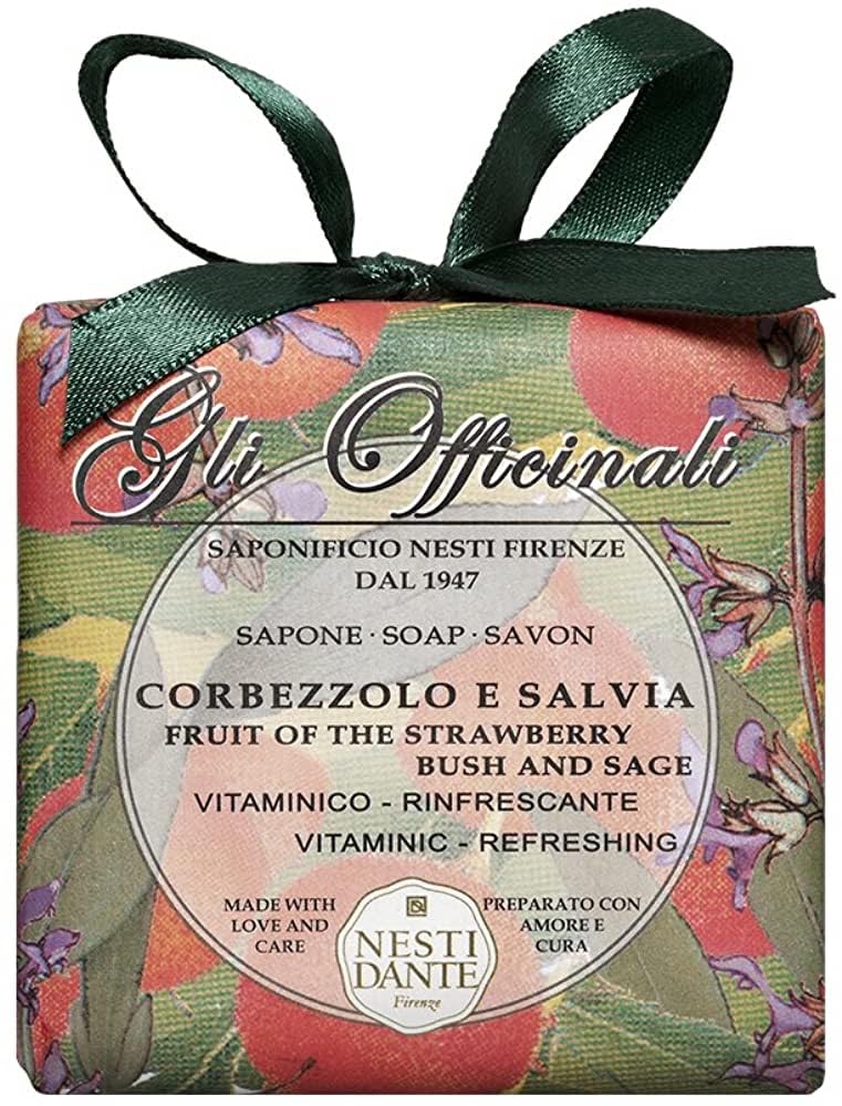 NESTI DANTE Gli Officinali, Strawberry Tree & Sage Soap 200 g