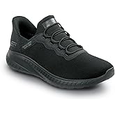 Skechers Hands Free Slip Ins Women's Squad Chaos MaxTrax Soft Toe SRO Athletic