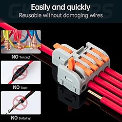 GKEEMARS 26Pcs Compact Splicing Connectors Wire