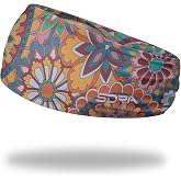 Suddora Floral Headbands, Sports Headband for Women, Headband for Men Athletic, Lightweight, Stylish &amp; Comfortable Headband for Running, Workout, Football, Cosplay &amp; Costumes