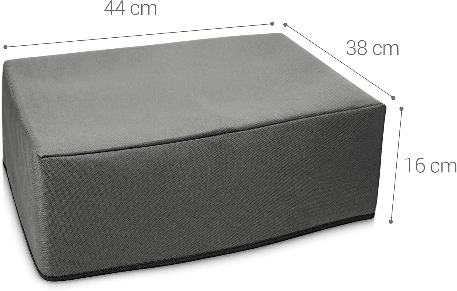kwmobile Dust Cover Compatible with Canon Pixma TS3350 / MG7750 Serie - Printer Case - Fabric Protector Cover - Dark Grey - Image 4