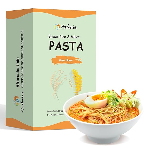 HETHSTIA ORGANIC RICE NOODLES 60.74 OZ GLUTEN-FREE BROWN...