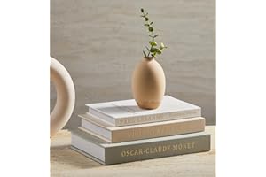 Aesthetic Decorative Books - Coffee Table Books Decor - Faux Decor Book Storage Box for Decoration - Set of 3 Linen Fake Book