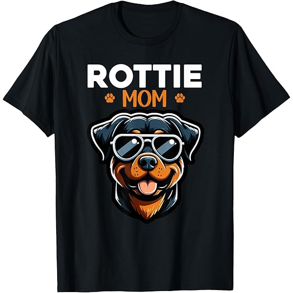 Amazon.com: Rottie Mom Rottweiler Dog Mama T-Shirt : Clothing