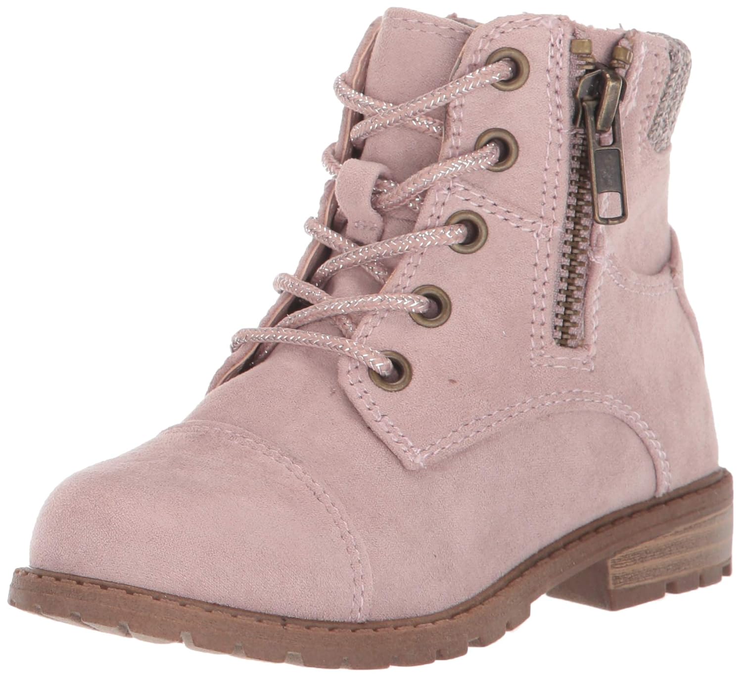 Steve Madden Girls' TBARREL Fashion Boot, Black, 10 M US Toddler