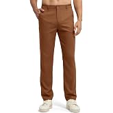 Willit Men's Linen Pants Casual Linen Dress Pants Beach Summer Lightweight Trousers 28" 30" 32"