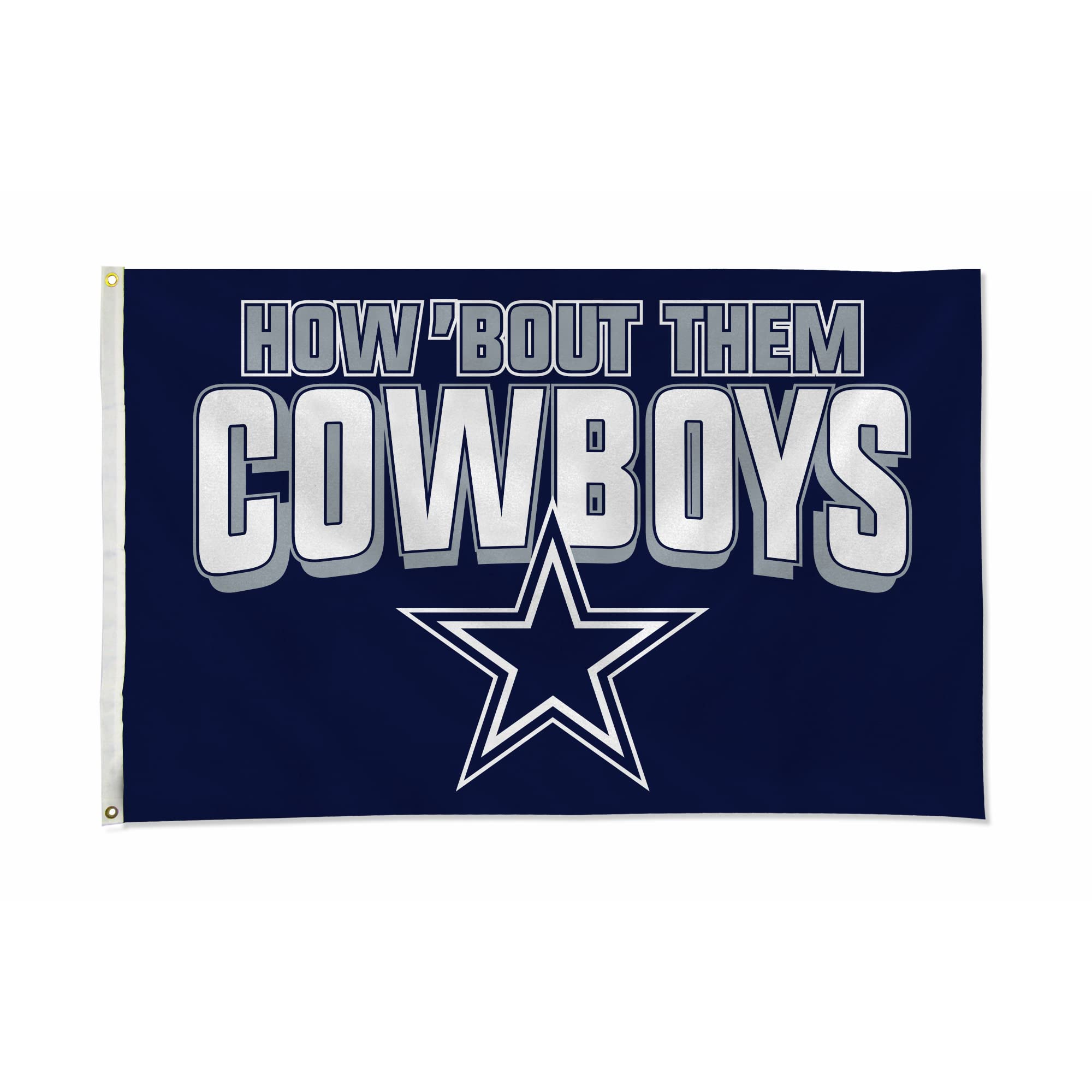 Rico Industries NFL Dallas Cowboys Slogan 3' x
