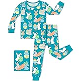 babee Reshinee Bamboo Viscose Toddler Pajamas Boys Girls Baby 12M-8Y Pjs Sets Kids 2pcs Long-Sleeve Snug fit Sleepwear