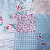 Prime Linens Duvet Cover Set 4 Pcs Floral Blue Single Brushed Microfibre view 2