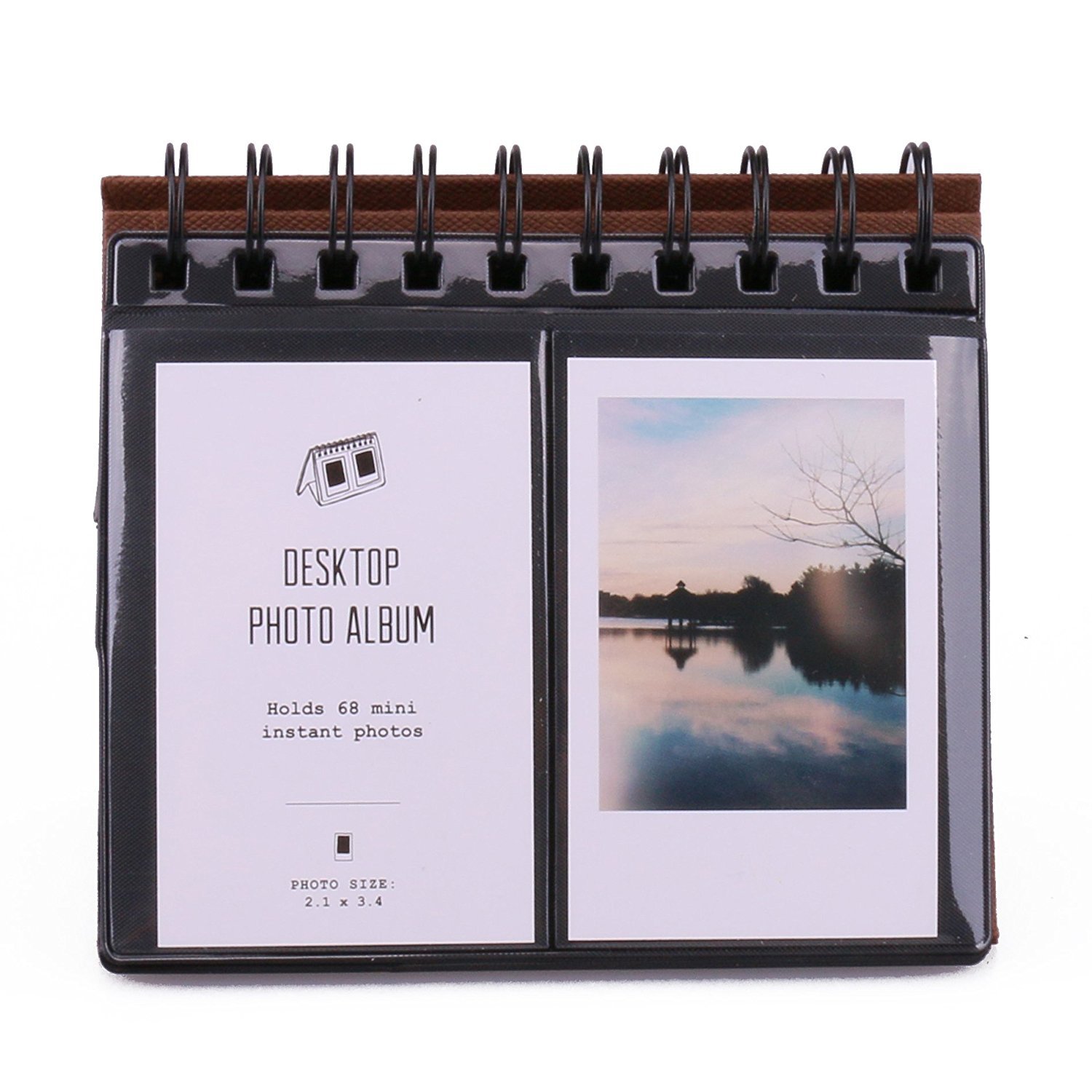 homeyuser 68 Pockets Mini Photo Album card holder for 3 inch films