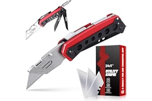Utility Multitool Knife, Box Cutter, EDC, Work Knife, 6 in 1 Multitool for Men, Christmas Stocking Stuffers Gifts for Him Dad