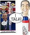 Nigel Farage Talking Novelty Pen &ndash; Listen to His Real Voice - 8 of Farage&rsquo;s Most Memorable Quotes - High-Quality Audio - Funny Gift - Replaceable Batteries Included &ndash; Just Click & Listen - Fun for All