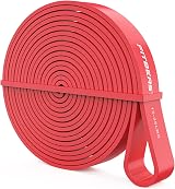 FitBeast Pull Up Band 15-35LBS Red Resistance Band for Calisthenics Yoga