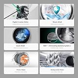 TCL 6kg Front Load Washer Ultra Slim 1000rpm Steam Care Anti-Bacteria view 2