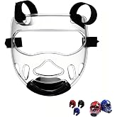 Clear Face Guard, Face Shield Portable Detachable Taekwondo Protection for Sports Karate Martial Arts Face Shield Nose Protector for Sports