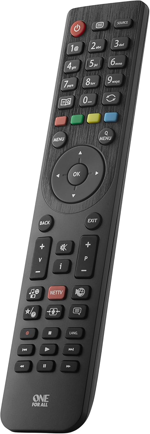 Aurabeam Telecomando Universale Programmabile Per TV Telefunken XF39G511 – Sostituto Perfetto Con Garanzia 1 Anno (Batterie Non Incluse)