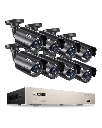 ZOSI 5MP Lite Home Security Camera System Indoor Outdoor,8 Channel
