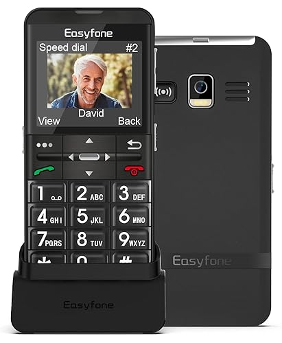 Easyfone Prime-A7 4G Easy-to-Use Feature Cell Phone Big Buttons