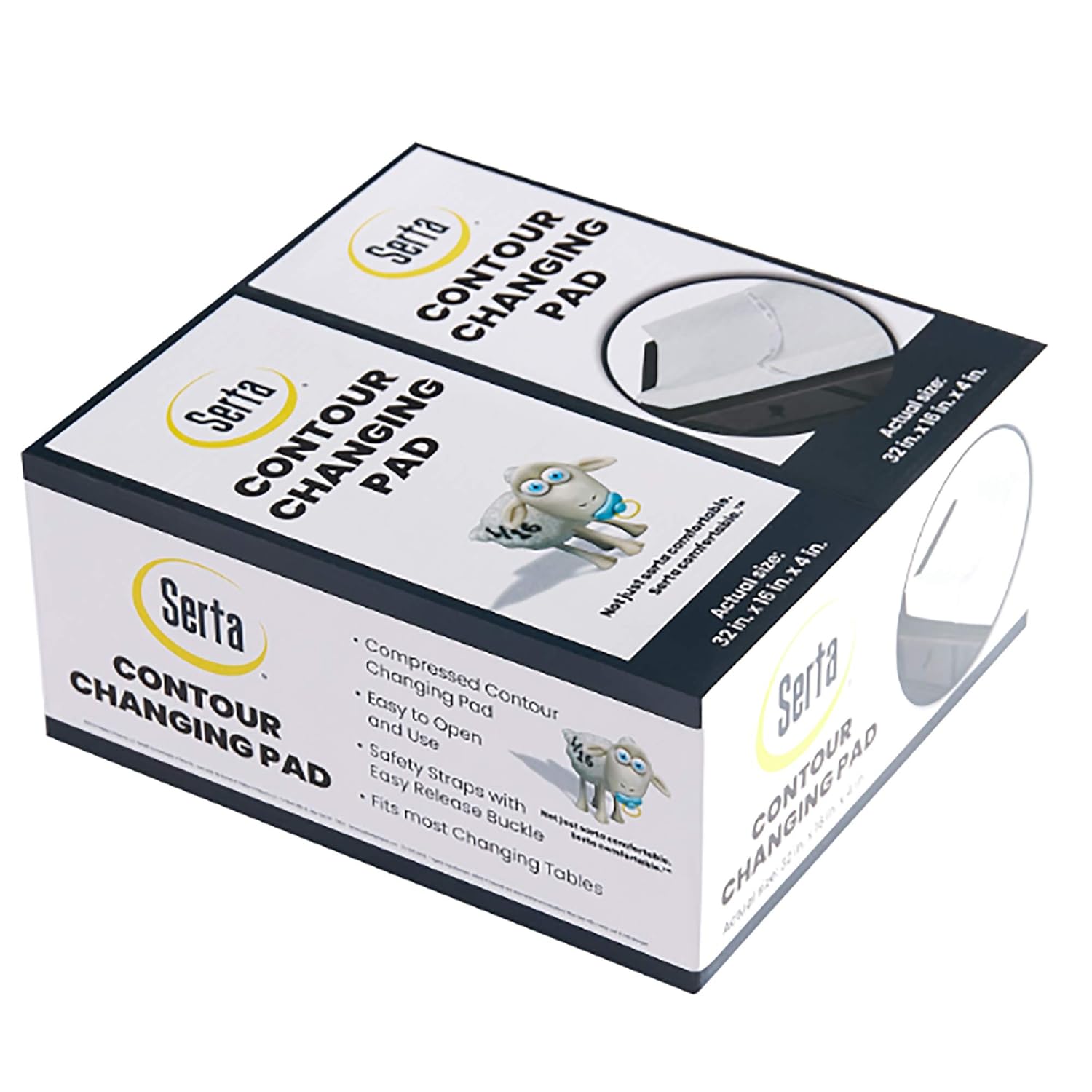 serta changing table pad