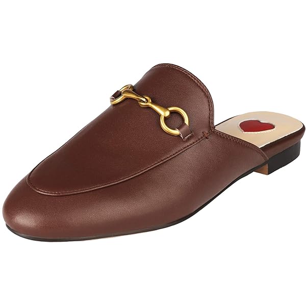 Amazon.com | Divanne Heeled Mules for Women, Retro Square