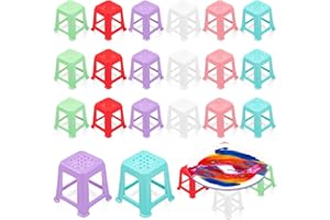 GTILE 24 PCS Canvas Stands for Mini Canvas Feet Risers, Paint Pouring Supplies, Plastic Paint Pouring Tools for Painting Supp