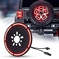 SUPAREE Plug and Play Spare Tire Brake Light Wheel 3rd Third Brake Light JL Spare Tire Light fits for Wrangler JL JLU 2018-2025 with Back Up Camera
