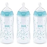 NUK Smooth Flow Anti-Colic Bottle, 10 Oz, 3 Pack