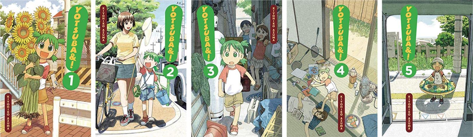 Yotsuba&! Manga 15-book Series Vol. 1-15 Set by Kiyohiko Azuma