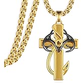 925 Sterling Silver Cross Necklace for Men Women Religious Amulets Jewelry Gifts