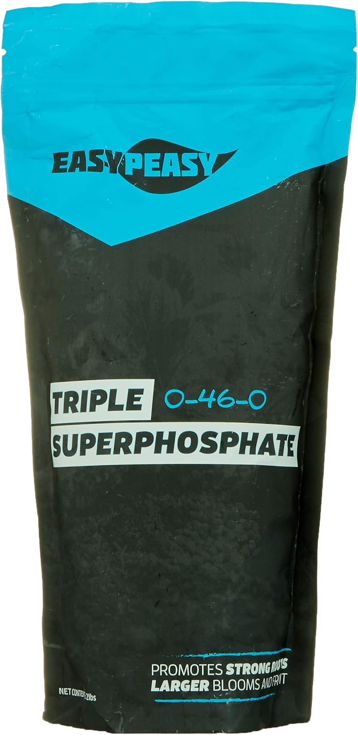 Triple Super Phosphate 0-46-0 Easy Peasy Plants 99% Pure (2lb)