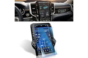 WEIPIN 12" Car Screen Protector for 2019-2024 Dodge Ram 1500 2500 3500 TRX Rebel Laramie Limited Uconnect Accessories Trucks Pickup GPS Navigation Touchscreen 9H Hardness Tempered Glass - HD Clear